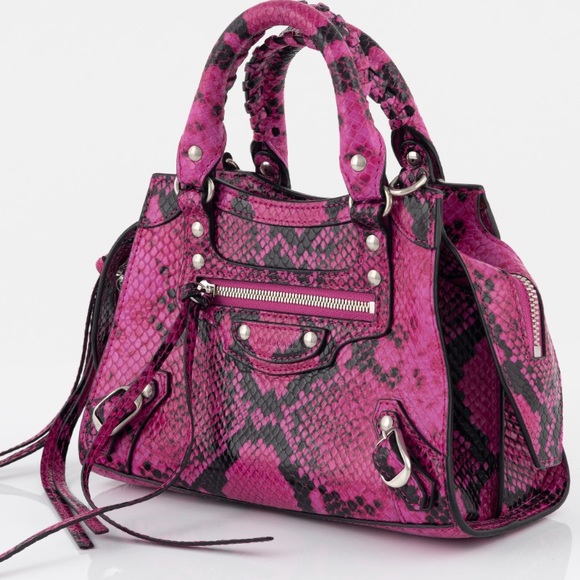 Balenciaga mini neo classic city bag in python - Picture 5 of 5